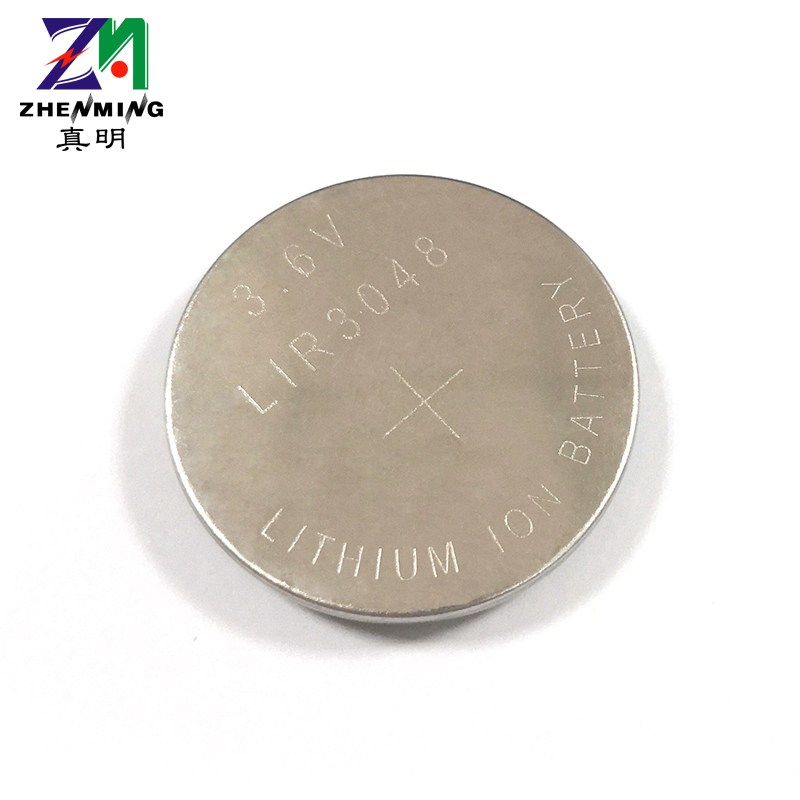 LIR3048鋰離子充電紐扣電池